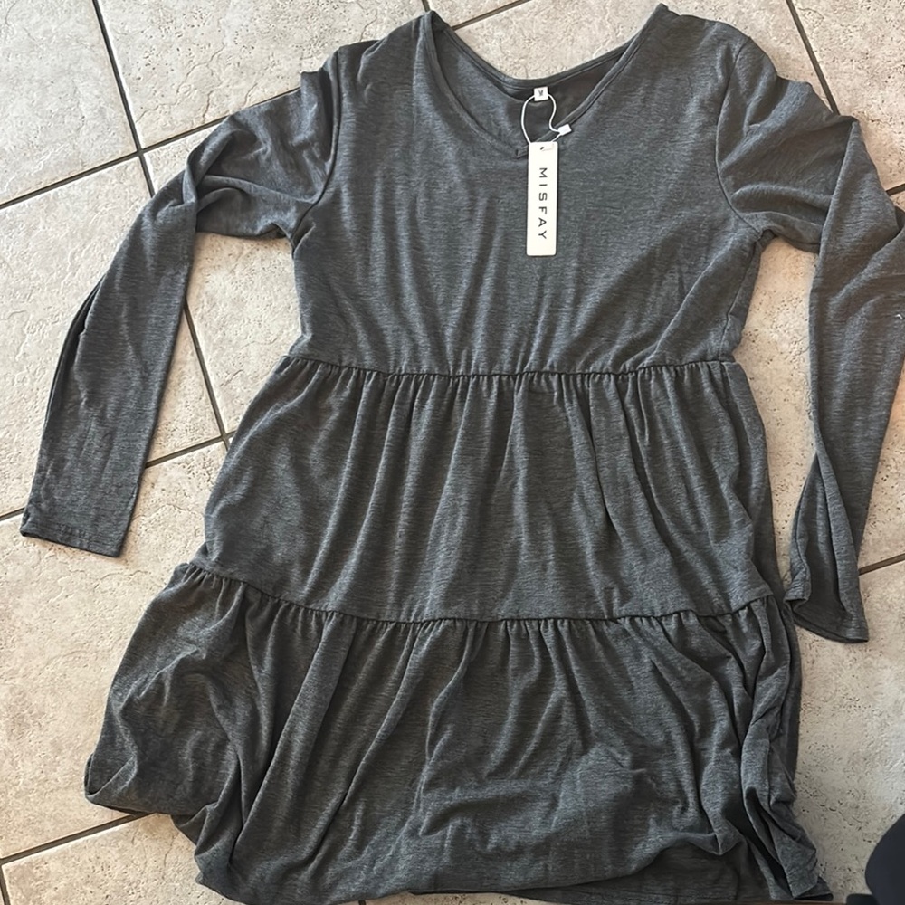 Gray Kids Dress